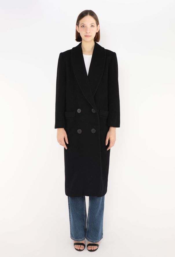 Dior Vintage Shawl-Collar Peacoat - 1