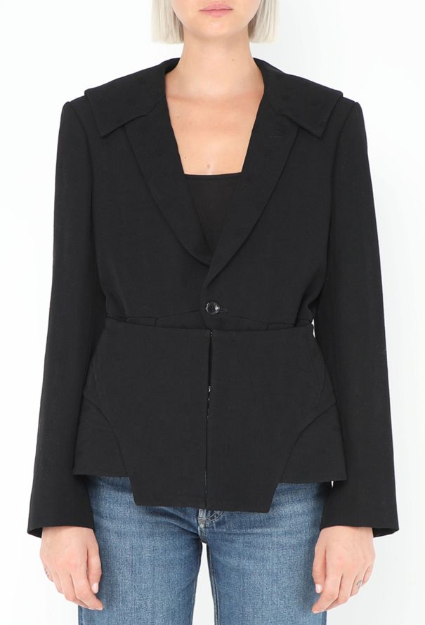 Comme des Garçons 2001 Deconstructed Twill Blazer - 1