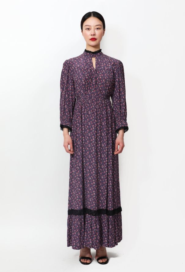 70s Floral Prairie Dress - 2 70s Floral Prairie Dress - 2