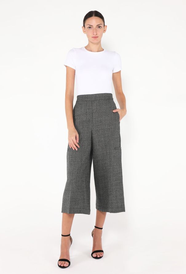 Loewe 2024 Wool Cropped Culottes - 2