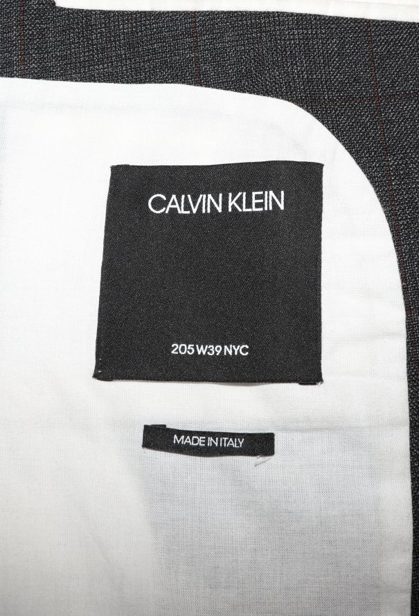 Calvin Klein F/W 2017 Pinstripe Checkered Suit - 8