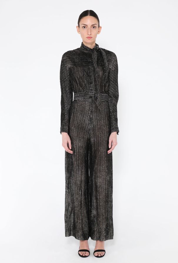 Pierre Cardin RARE F/W 1973 Metallic Lurex Ensemble - 3