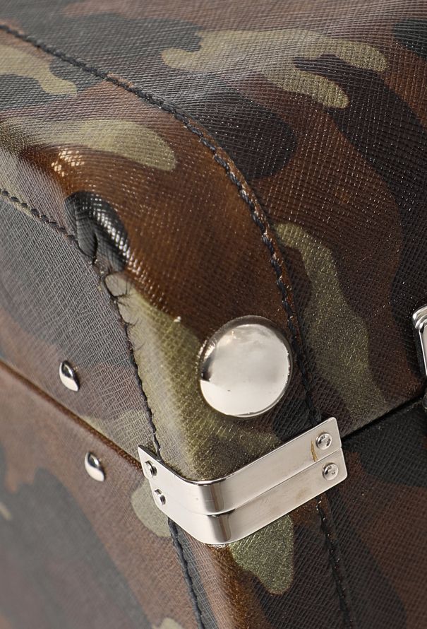 Prada Large Camouflage Travel Trunk - 8