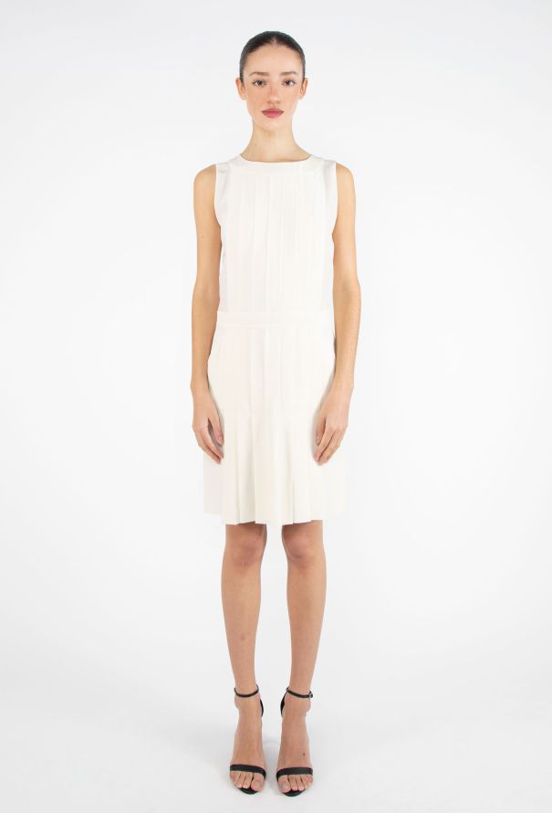 Chanel Spring 2009 Pleated Silk Dress - 2