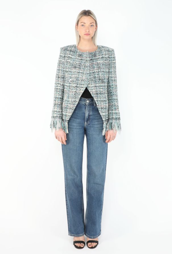Chanel Pre-Fall 2017 Paris-Cosmopolitan Lesage Fringed Tweed Jacket - 4