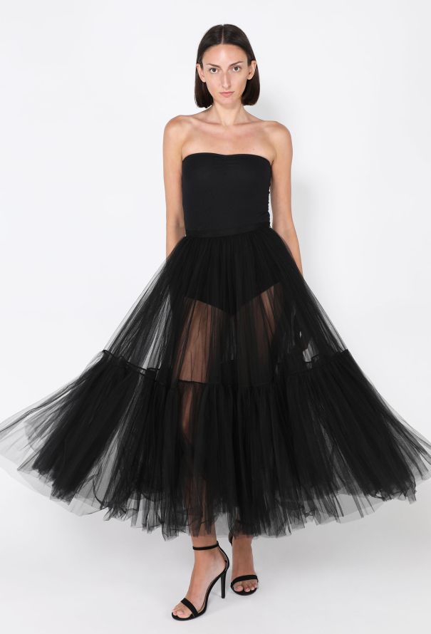 Dior Sheer Tulle Overskirt, Resort 2019 - 3