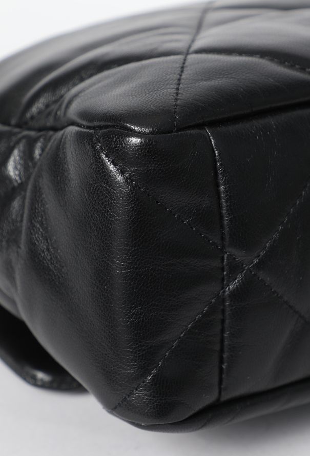 Chanel Black 19 Flap Bag GM - 10