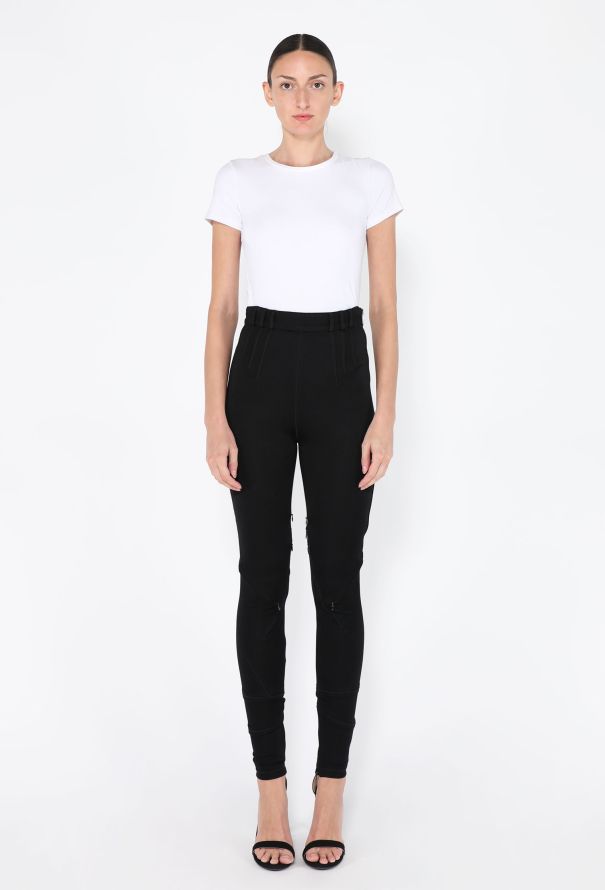 Balenciaga S/S 2003 Scuba Zip Leggings - 3