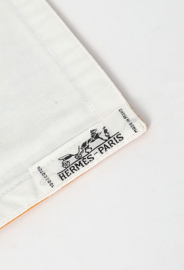 Hermès '80s 'Les Léopards' Placemat and Napkin Set - 6