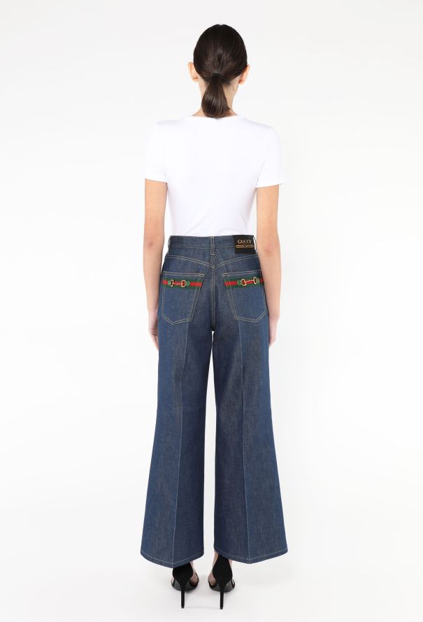 Gucci 2021 Flared Horsebit Jeans - 3