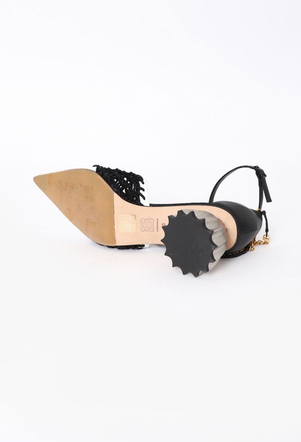 Loewe S/S 2019 Beaded Anklet Macramé Heels - 6