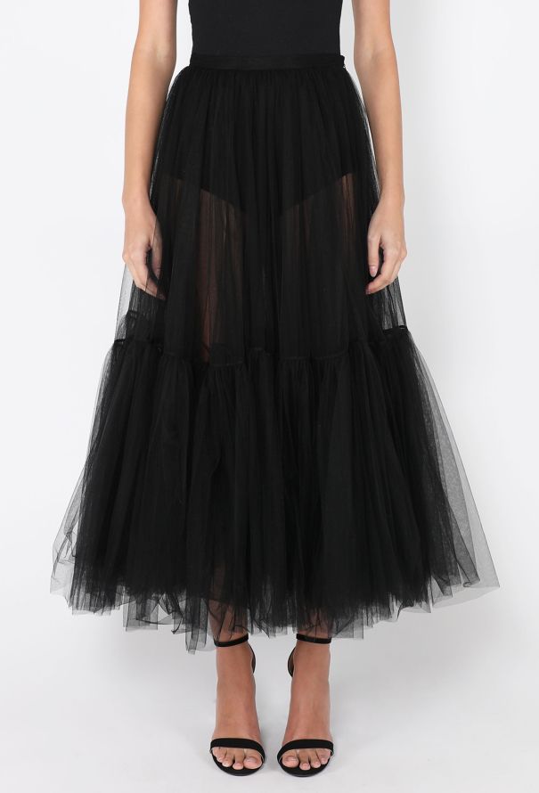 Dior Sheer Tulle Overskirt, Resort 2019 - 4