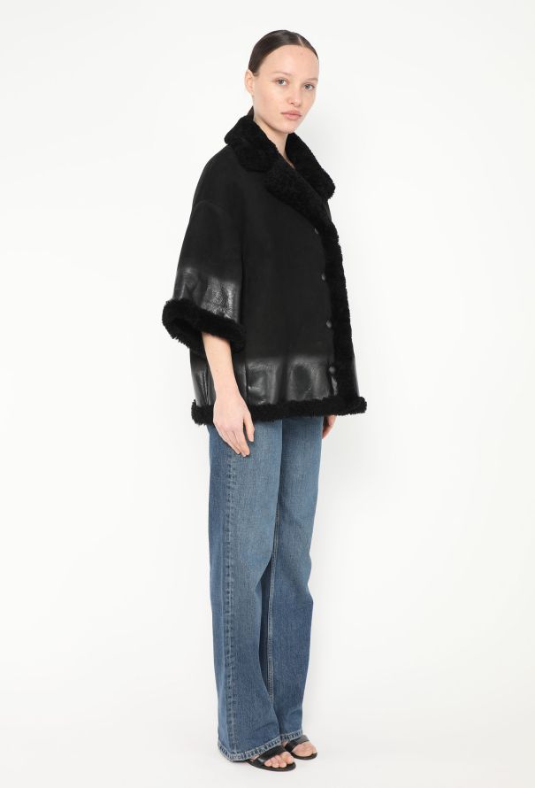 Prada 2018 Suede Shearling-Lined Jacket - 4