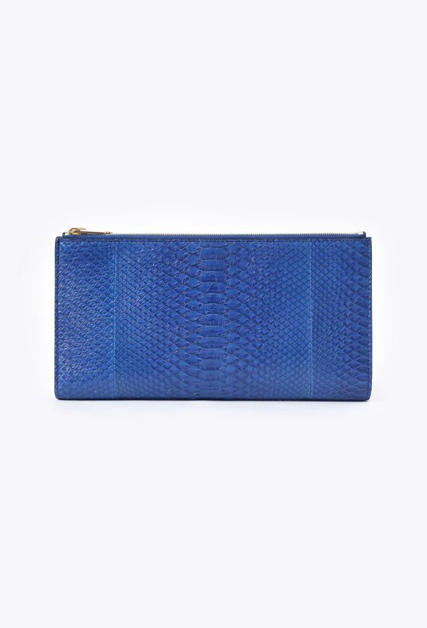 Céline Python Triple Zip Clutch - 1