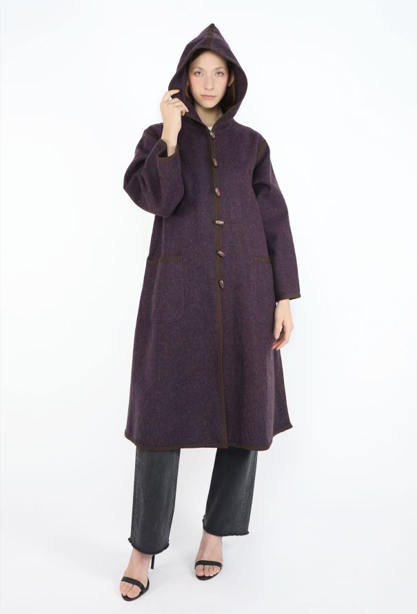 Saint Laurent COLLECTOR F/W 1976 Russian Hooded Toggle Coat - 4