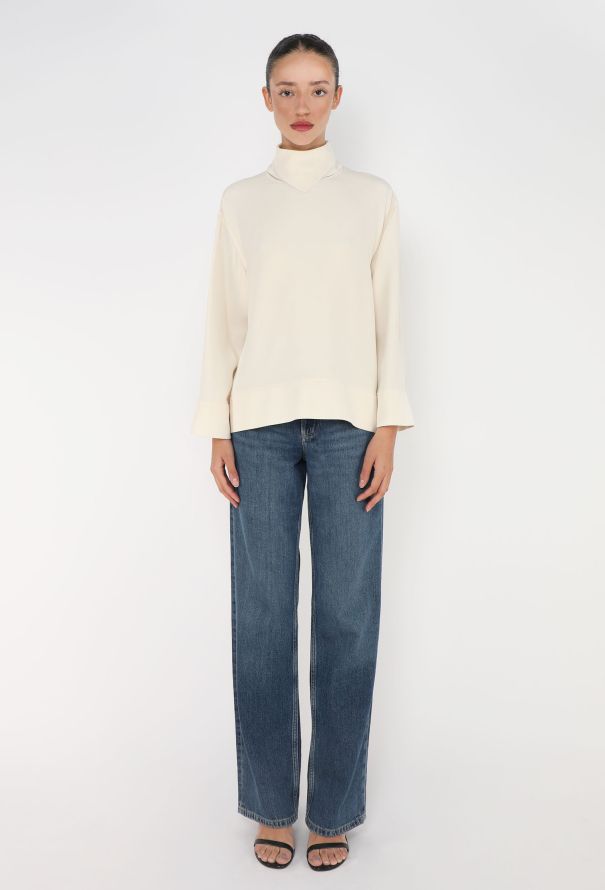 Céline Pre-Fall 2014 Mock-Neck Blouse - 3
