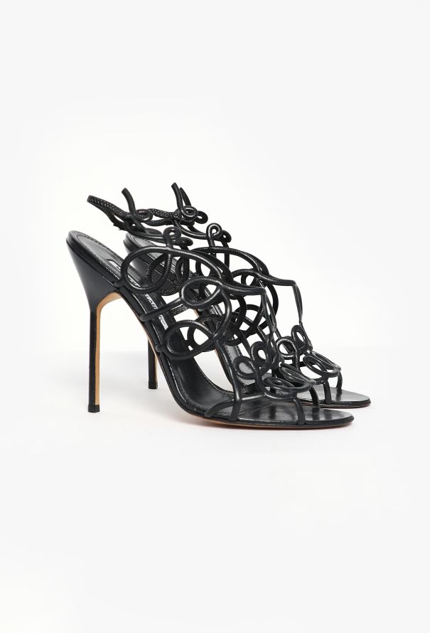 Manolo Blahnik Gori Cage Sandals - 3