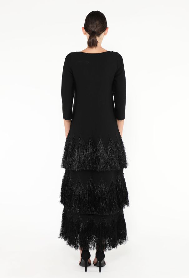 Alaïa S/S 2021 Tiered Raffia Gown - 4 Alaïa S/S 2021 Tiered Raffia Gown - 4