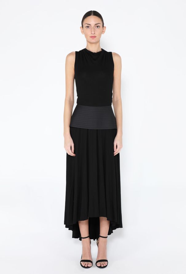 Loewe 2022 Peplum Jersey Dress - 1