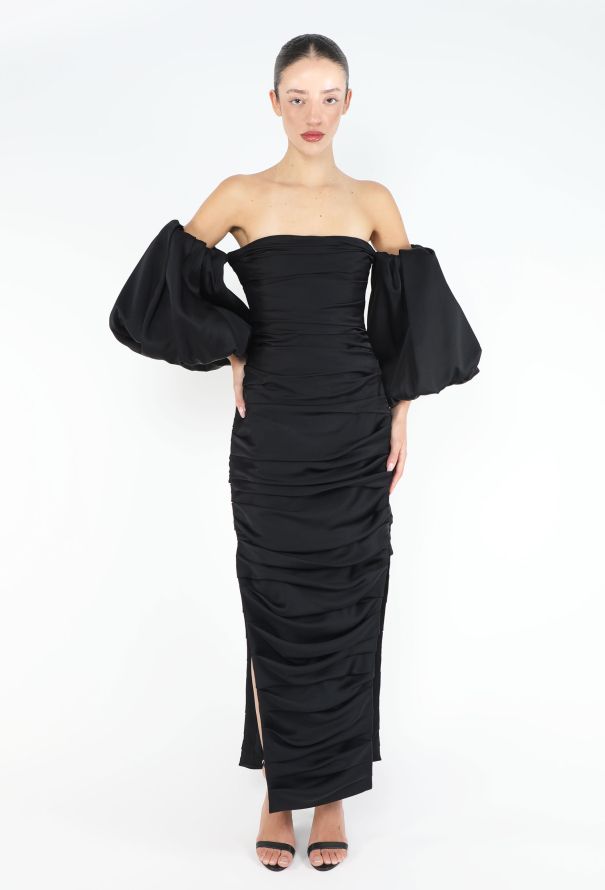 Khaite 2021 Carlanda Ruched Column Gown - 1