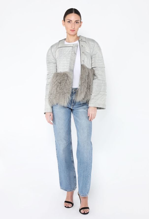 Balenciaga COLLECTOR F/W 2010 Shearling Bomber Jacket - 5