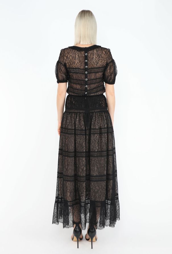 Chanel Pre-Fall 2016 Paris-Rome Camélia Lace Gown - 3