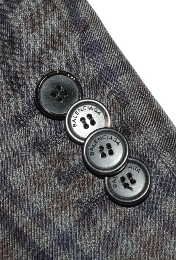 Balenciaga S/S 2017 Padded-Shoulder Blazer - 8