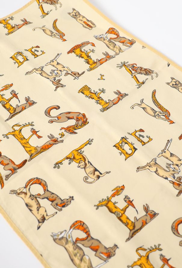 Hermès Vintage Printed Cotton Table Mat - 3