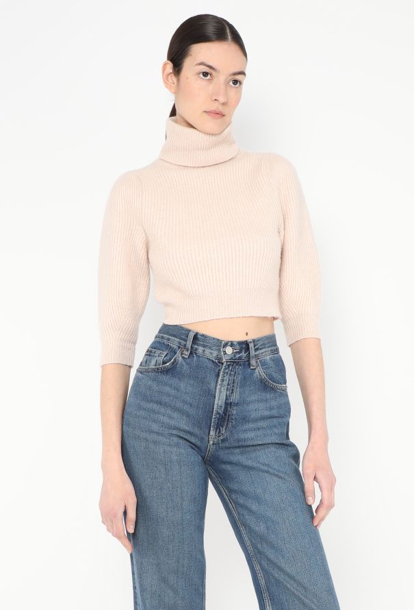 Céline 2019 Cropped Cashmere Turtleneck - 1
