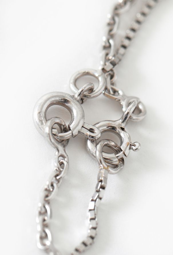 Vintage Fine Jewelry 18k White Gold & 1.45 Carats Diamond Necklace - 4 Vintage Fine Jewelry 18k White Gold & 1.45 Carats Diamond Necklace - 4