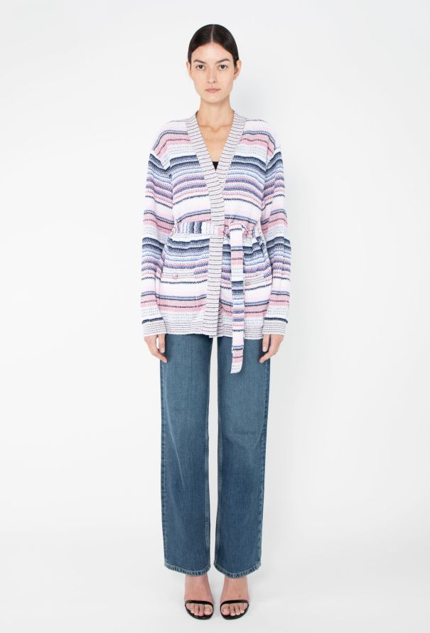 【超新作】 Cardigan Striped Belted 2024 S/S | ReSee | Vintage & Authentic トップス