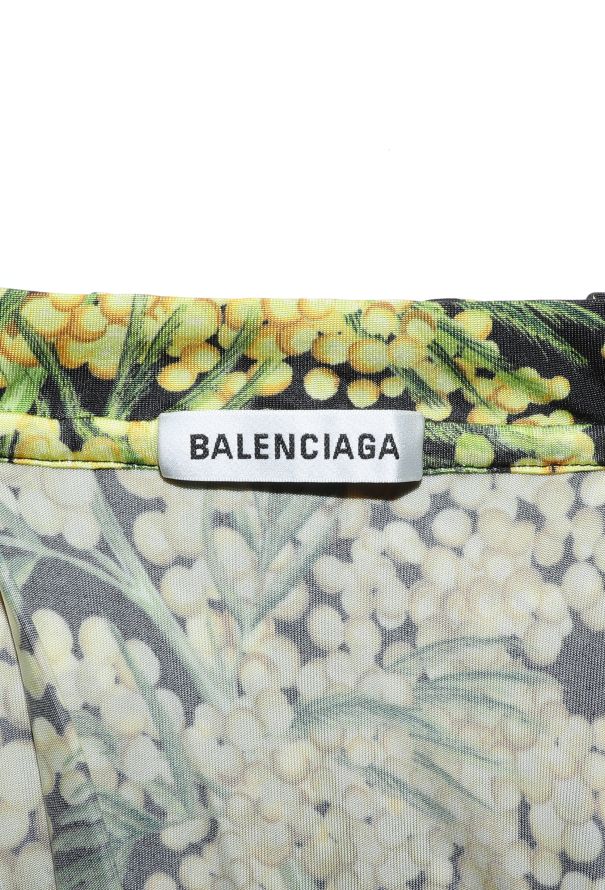 Balenciaga F/W 2020 Draped Floral Tunic - 7