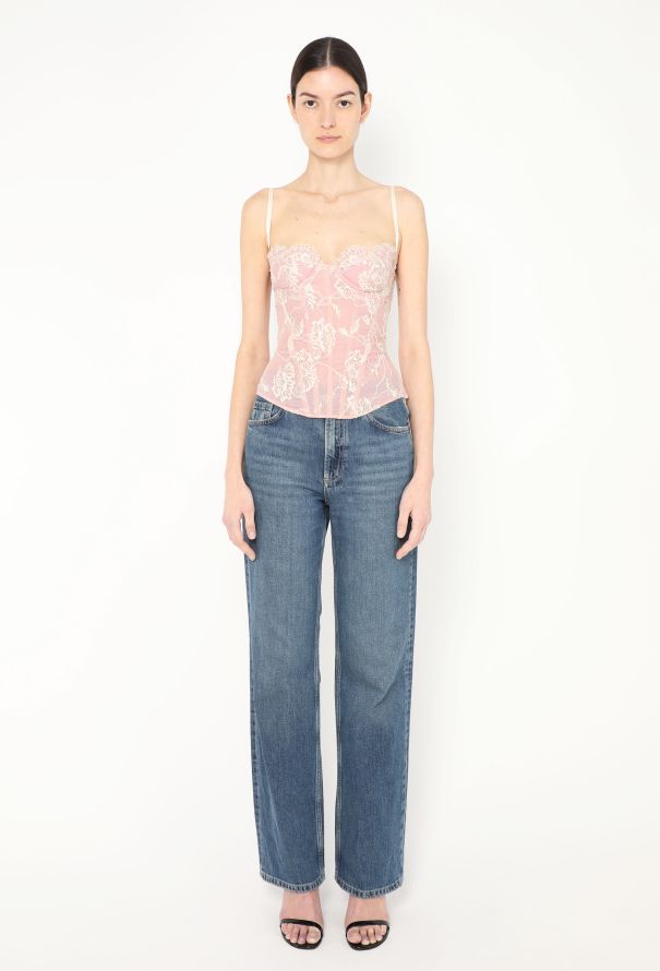 Emanuel Ungaro F/W 2004 Sweetheart Lace Corset - 3