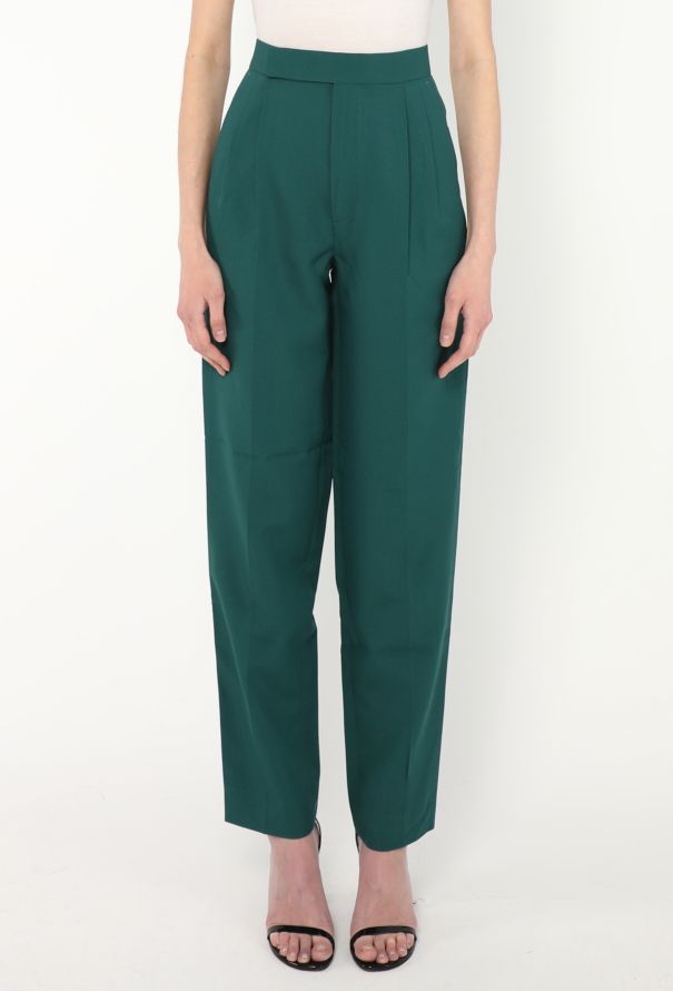 Céline Tapered Pleated Trousers - 3