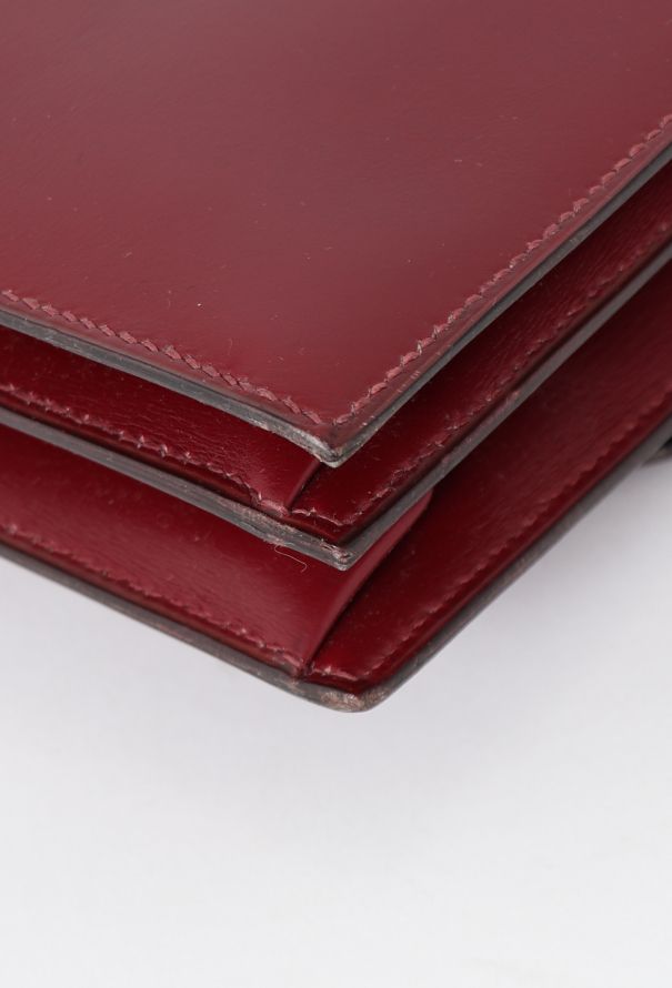 Hermès '70s Rouge H Box Escale Top Handle Bag - 9 Hermès '70s Rouge H Box Escale Top Handle Bag - 9