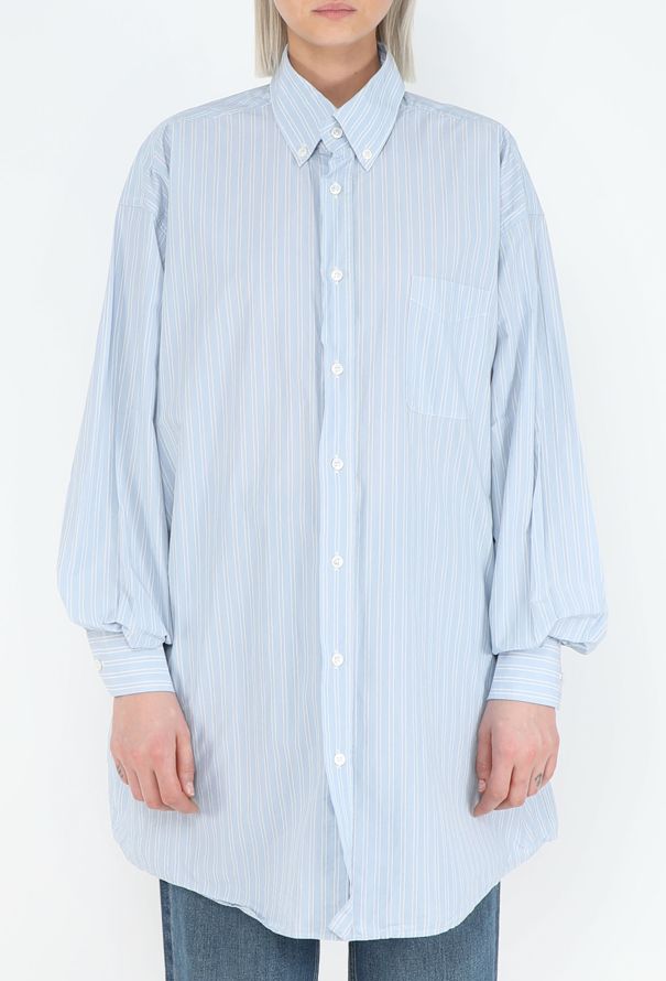 Maison Margiela Oversized Pinstripe Shirt - 2