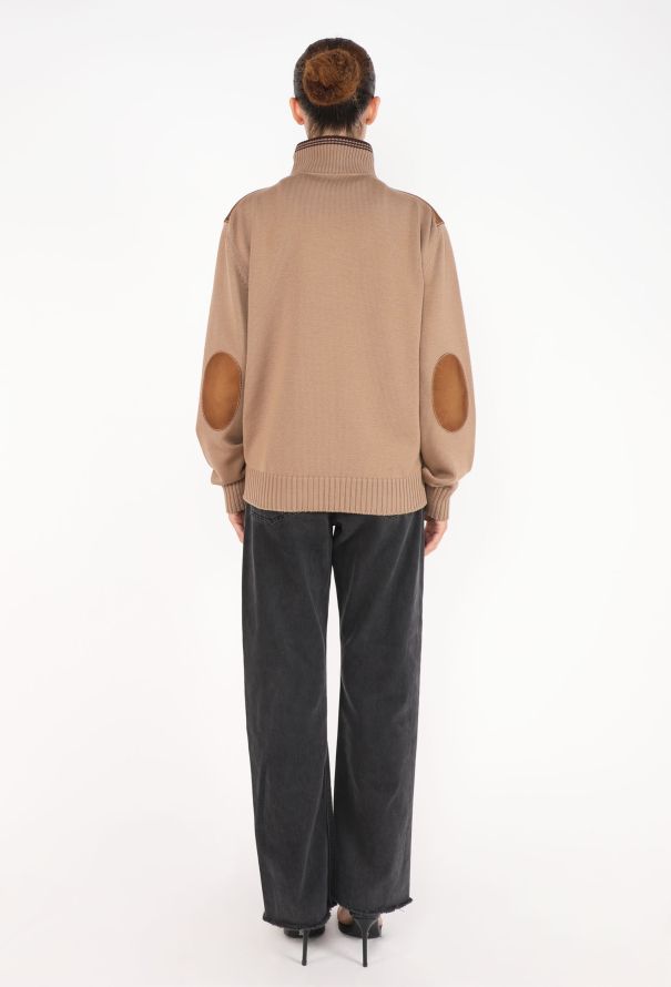 Miu Miu Suede Ribbed Bomber Jacket, F/W 2025 - 6