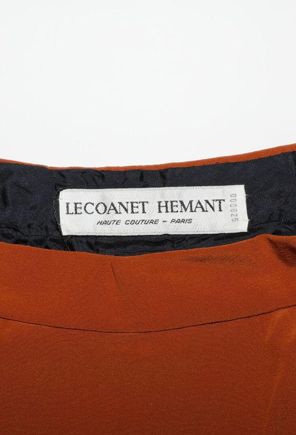 Leocoanet Hemant Silk Column Skirt, 1980s - 4
