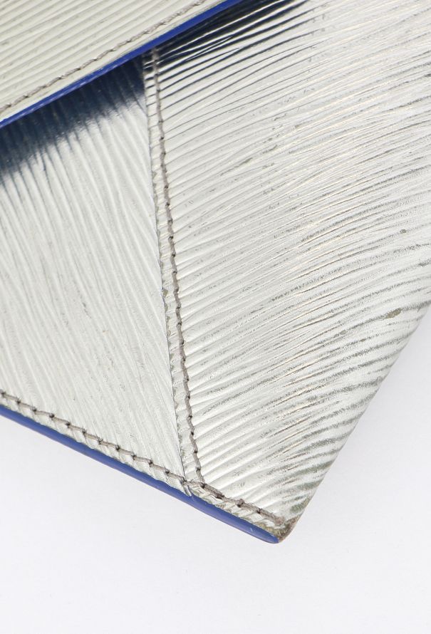 Louis Vuitton Silver Epi Envelope Pouch - 10 Louis Vuitton Silver Epi Envelope Pouch - 10