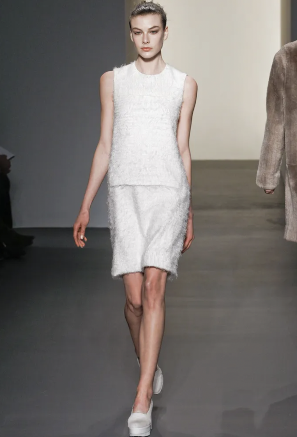 Calvin Klein Textured Silk Shift Dress, F/W 2011 - 2