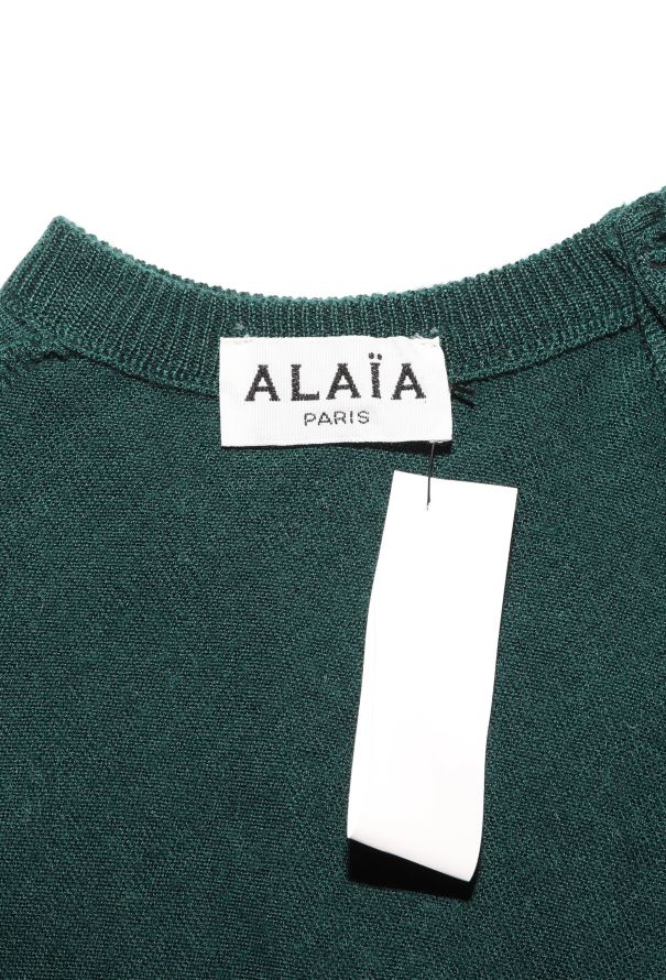 Alaïa Vintage Ribbed Trim Tunic - 7 Alaïa Vintage Ribbed Trim Tunic - 7