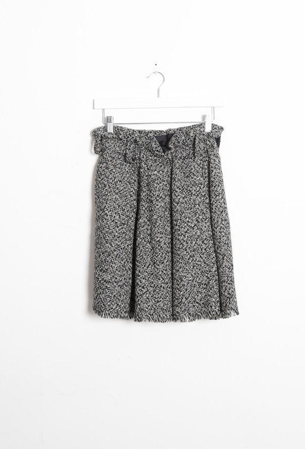 Louis Vuitton Frayed Tweed Skirt - 5 Louis Vuitton Frayed Tweed Skirt - 5