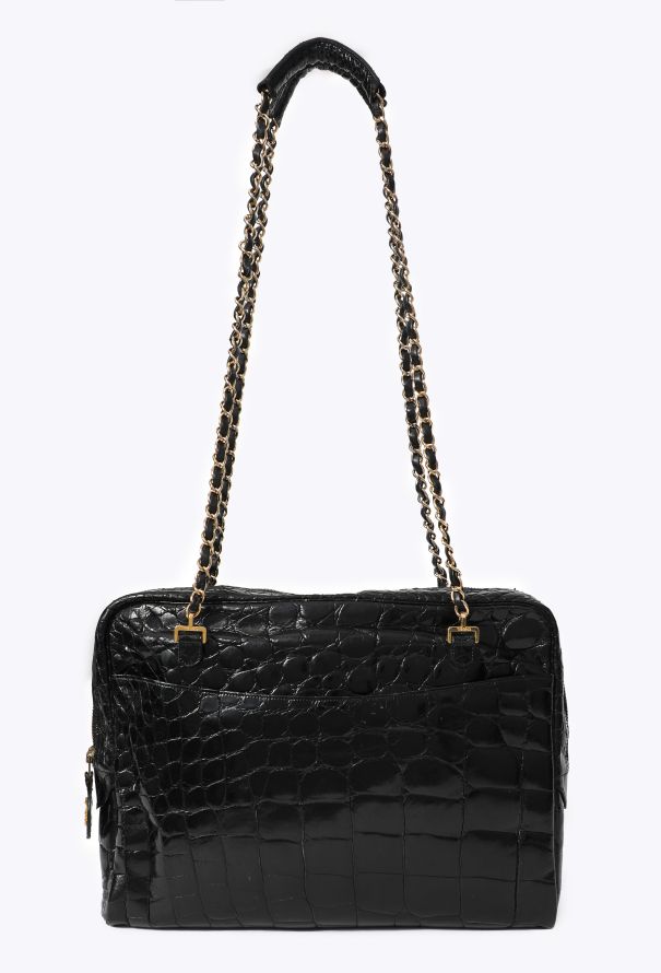 Chanel Alligator Maxi Camera Bag, 1990s - 5