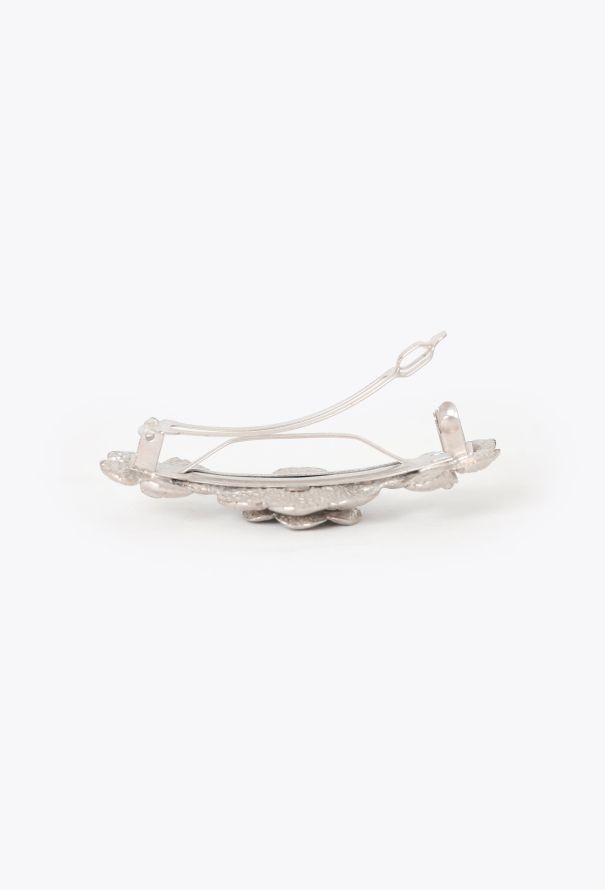 Chanel 1998 Quilted Camélia Hair Clip - 4 Chanel 1998 Quilted Camélia Hair Clip - 4