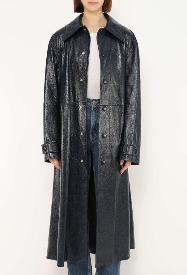 Jil Sander F/W 2024 Oversized Deerskin Trench Coat - 4 Jil Sander F/W 2024 Oversized Deerskin Trench Coat - 4