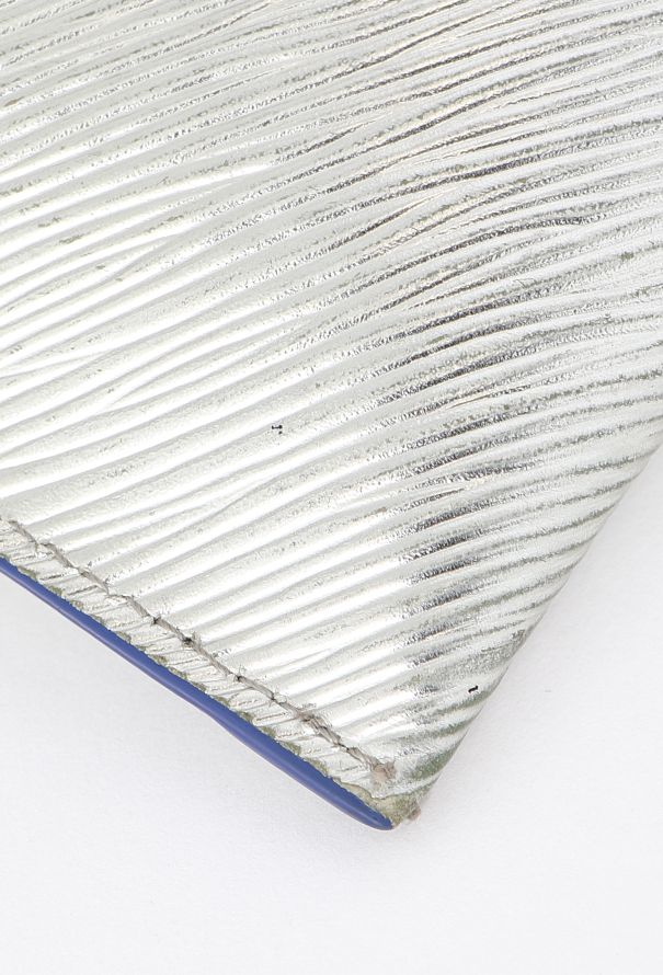 Louis Vuitton Silver Epi Envelope Pouch - 8 Louis Vuitton Silver Epi Envelope Pouch - 8