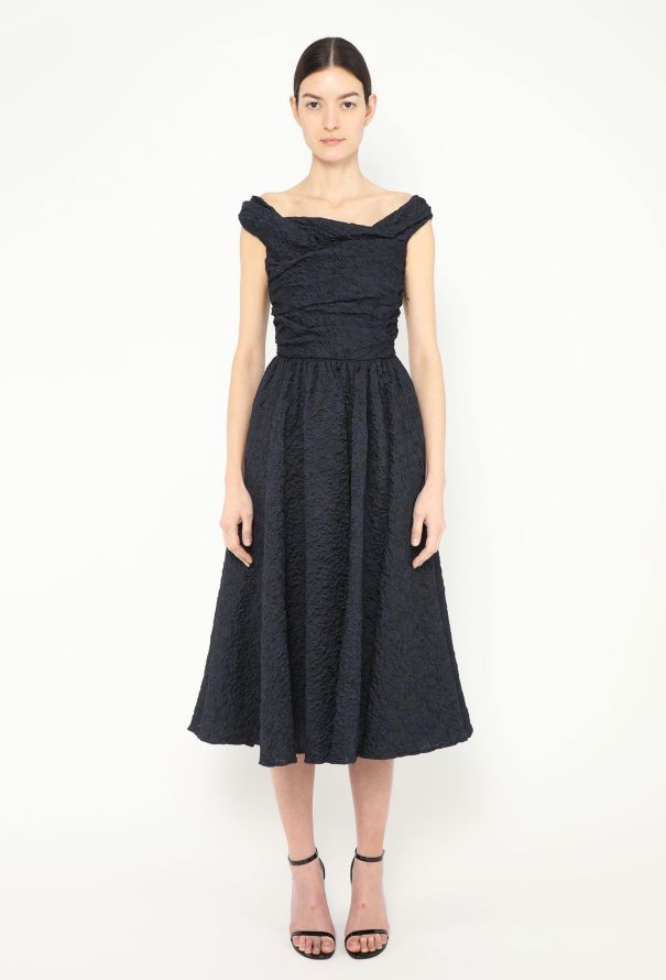 Dior F/W 2019 Brocade Off-Shoulder Dress - 1