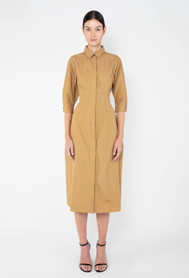 Jil Sander Flared Poplin Dress - 2 Jil Sander Flared Poplin Dress - 2