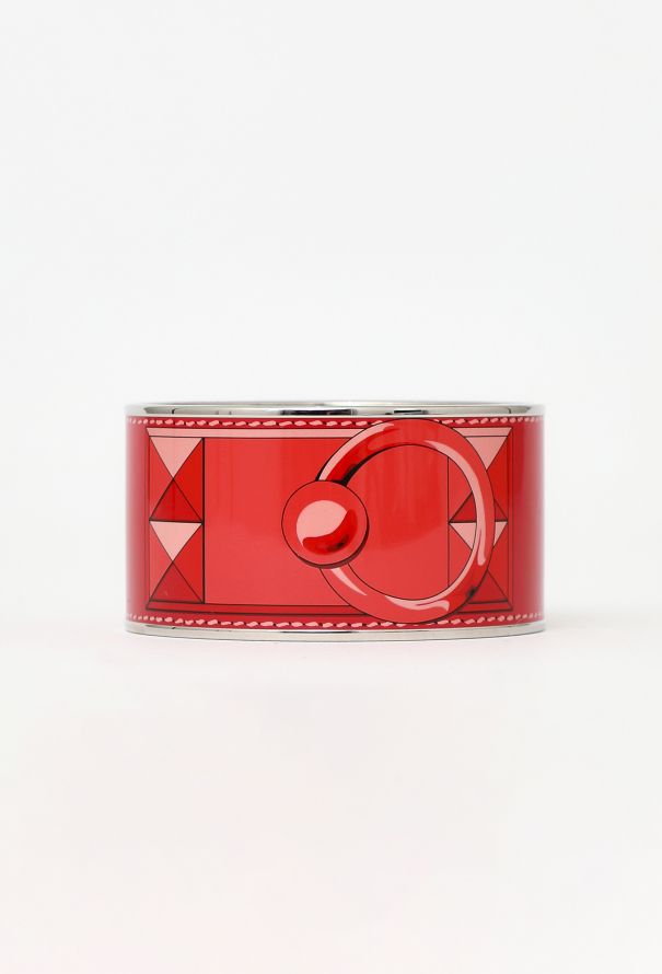Hermès Monorouge 'Collier de Chien' Enamel Cuff - 1
