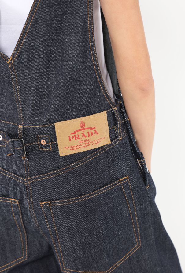 Prada 2024 Denim Emblem Overalls - 4
